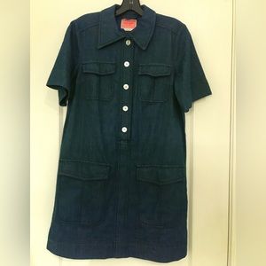 Kate Spade, Size 4, Blue Denim, Dress, short sleeve